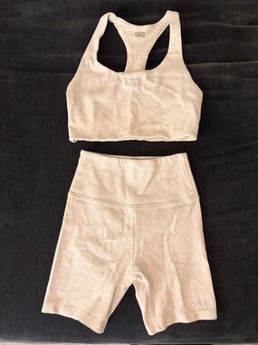 Kith Cotton Set (both pieces) - sandy heather color